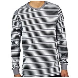 Nike SB Dri-FIT Mens Striped Long Sleeve T-Shirt Grey Black CD7215-056 Small